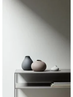 Blomus Kerzen, Vasen & Mehr<Vase "Nona" in Grau - (B)15 x (H)17 x (T)15 cm