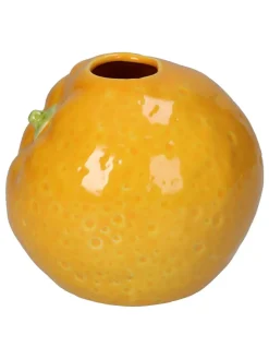 Kersten Kerzen, Vasen & Mehr<Vase "Orange" in Orange - (H)9,7 x Ø 11,3 cm
