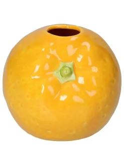 Kersten Kerzen, Vasen & Mehr<Vase "Orange" in Orange - (H)9,7 x Ø 11,3 cm