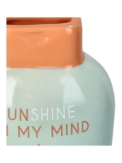 Kersten Kerzen, Vasen & Mehr<Vase ''Sunscreen'' in Grau - (B)8,8 x (H)19 x (T)5,6 cm