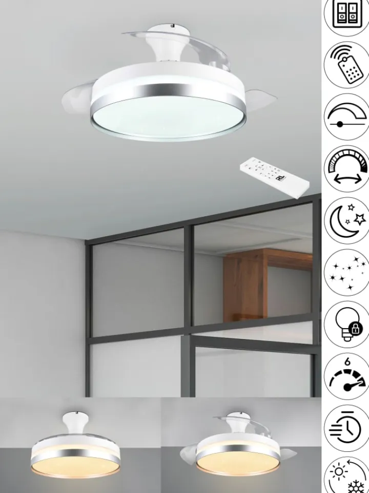 Reality Leuchten Klima & Haushalt<Ventilator LINDBERG in titanfarbig