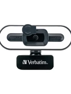 COFI 1453 Foto & Video<Verbatim AWC-02 Webcam – Full-HD 1080p für Büro und Homeoffice in Schwarz