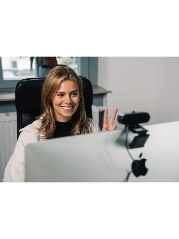 COFI 1453 Foto & Video<Verbatim AWC-02 Webcam – Full-HD 1080p für Büro und Homeoffice in Schwarz