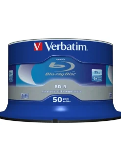 COFI 1453 Tv & Audio<Verbatim BD-R 25GB/1-6x Cakebox (50 Disc) in Blau