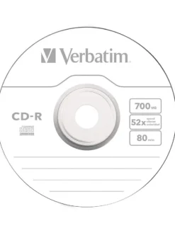 COFI 1453 Tv & Audio<Verbatim CD-R Medien 80Min/700MB/52x zuverlässige Datensicherung in Blau