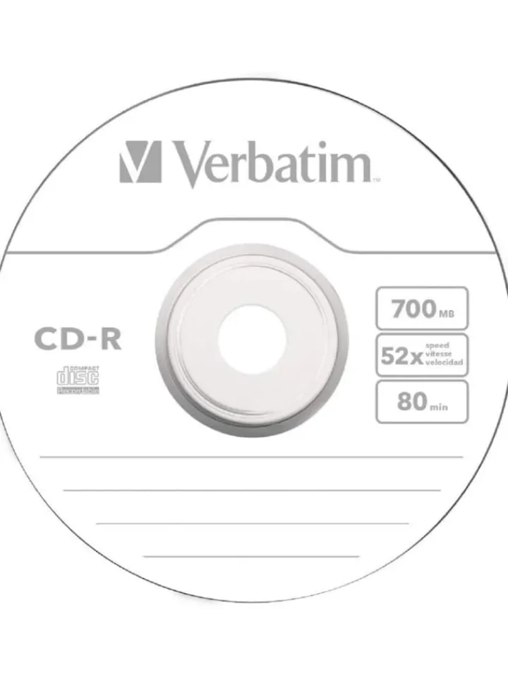 COFI 1453 Tv & Audio<Verbatim CD-R Medien 80Min/700MB/52x zuverlässige Datensicherung in Blau