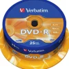 COFI 1453 Tv & Audio<Verbatim DVD-R 4.7GB/120Min/16x Cakebox (25 Disc) in Orange