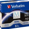 COFI 1453 Tv & Audio<Verbatim M-DISC BD-R XL 100GB/1-6x Jewelcase (5 Disc) in Blau