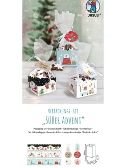 URSUS Partyzubehör & -Dekoration<Verpackungs-Set "Süßer Advent" in Bunt