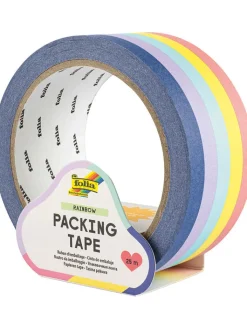 folia PAPER Kreativbedarf & Do-It-Yourself<Verpackungs-Tape "Rainbow" - (L) 25 m x (B) 4,8 cm
