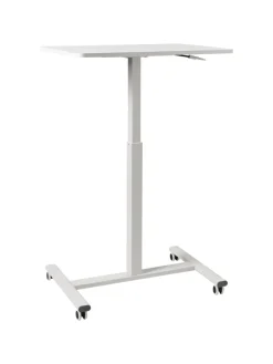 Beliani Foto & Video<Verstellbarer Laptopständer ACADEMIA in Weiß - (W) 65 x (H) 73 x (L) 48 cm