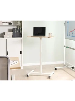 Beliani Foto & Video<Verstellbarer Laptopständer ACADEMIA in Braun/Weiß
