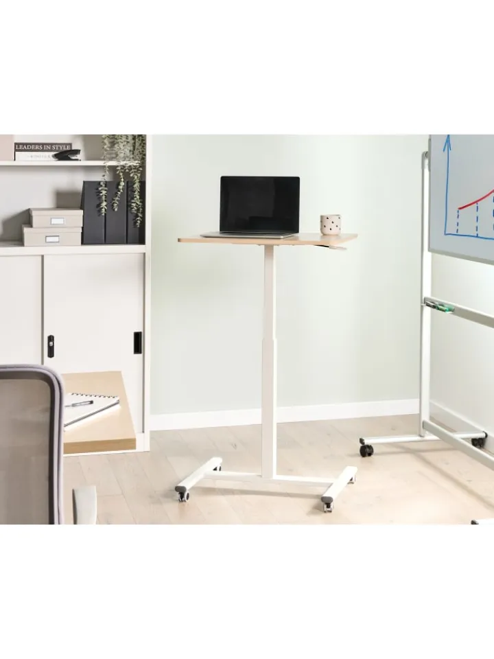 Beliani Foto & Video<Verstellbarer Laptopständer ACADEMIA in Braun/Weiß
