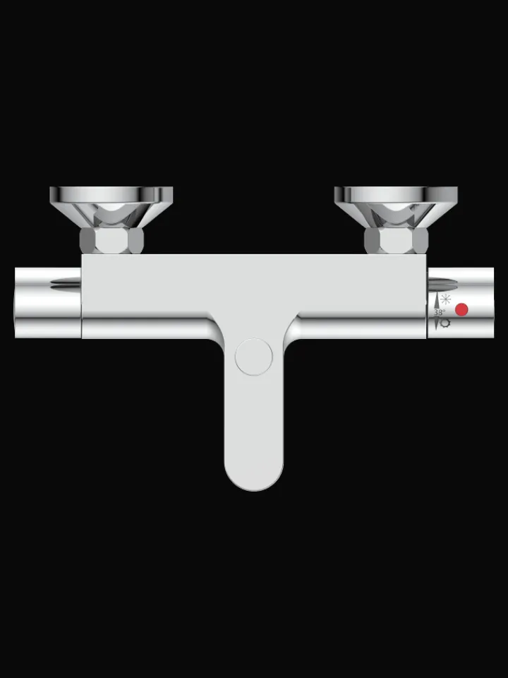 Franz Joseph Schütte Badarmaturen<VICO Thermostat Wannenfüllarmatur, Chrom