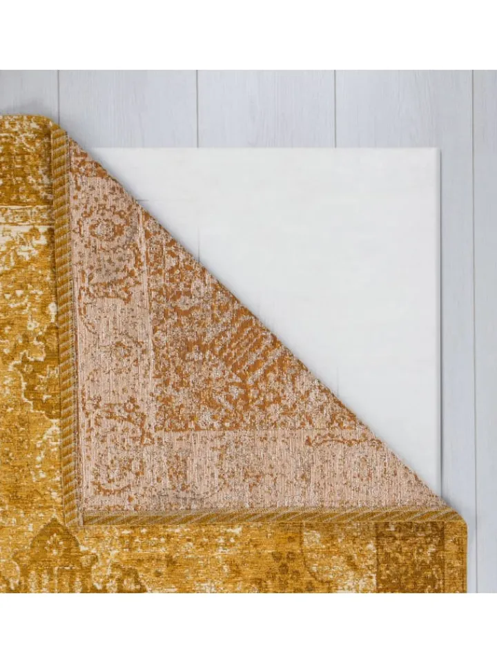 KADIMA DESIGN Teppiche & Fußmatten<Vielseitiger Vintage Teppich für jeden Raum in Senfgelb