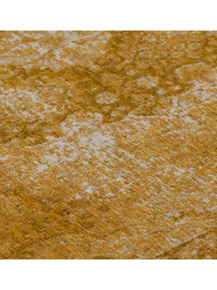 KADIMA DESIGN Teppiche & Fußmatten<Vielseitiger Vintage Teppich für jeden Raum in Senfgelb