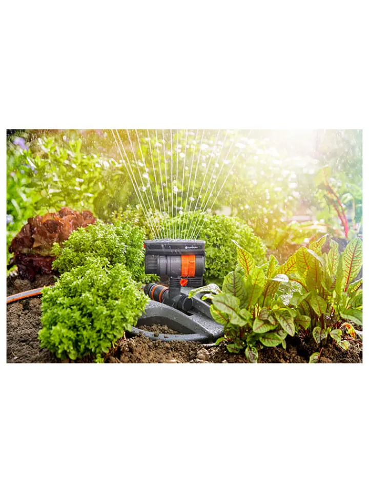 Gardena Gartendekoration<Viereckregner "AquaZoom compact" in Schwarz