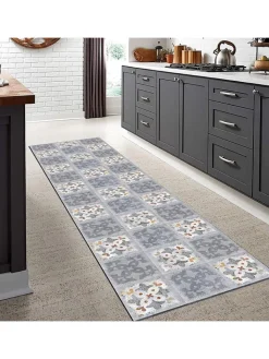 deco Rugs & Carpet Teppiche & Fußmatten<Vinyl-Teppich in Grau
