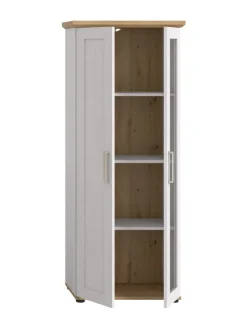 xonox.home Regale & Schränke<Vitrine (B/H/T: 64x161x37 cm) in Sibiu Lärche Nachbildung