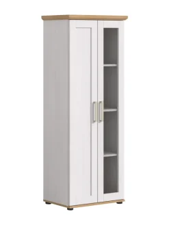xonox.home Regale & Schränke<Vitrine (B/H/T: 64x161x37 cm) in Sibiu Lärche Nachbildung