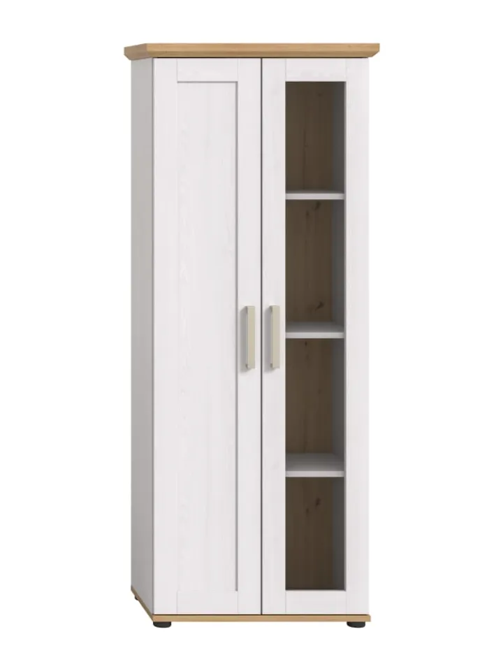 xonox.home Regale & Schränke<Vitrine (B/H/T: 64x161x37 cm) in Sibiu Lärche Nachbildung