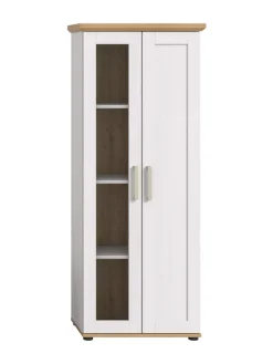 xonox.home Regale & Schränke<Vitrine (B/H/T: 64x161x37 cm) in Sibiu Lärche Nachbildung