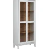 Beliani Regale & Schränke<Vitrine RUMSON in Weiß - (W) 80 x (H) 183 x (L) 40 cm
