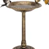 COSTWAY Vögel<Vogelfutterstation in Bronze