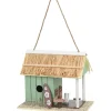 PROGARDEN Gartendekoration<Vogelhaus in blau