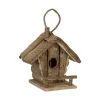 relaxdays Vögel<Vogelhaus in Natur - (B)20,5x (H)28,5 x (T)17,5 cm