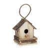 relaxdays Vögel<Vogelhaus in Natur - (B)18x (H)32 x (T)14,5 cm