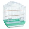 relaxdays Vögel<Vogelkäfig in Grün - (B)46,5 x (H)56,5 x (T)35,5 cm