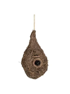 relaxdays Vögel<Vogelnest "Tropfen" in Natur