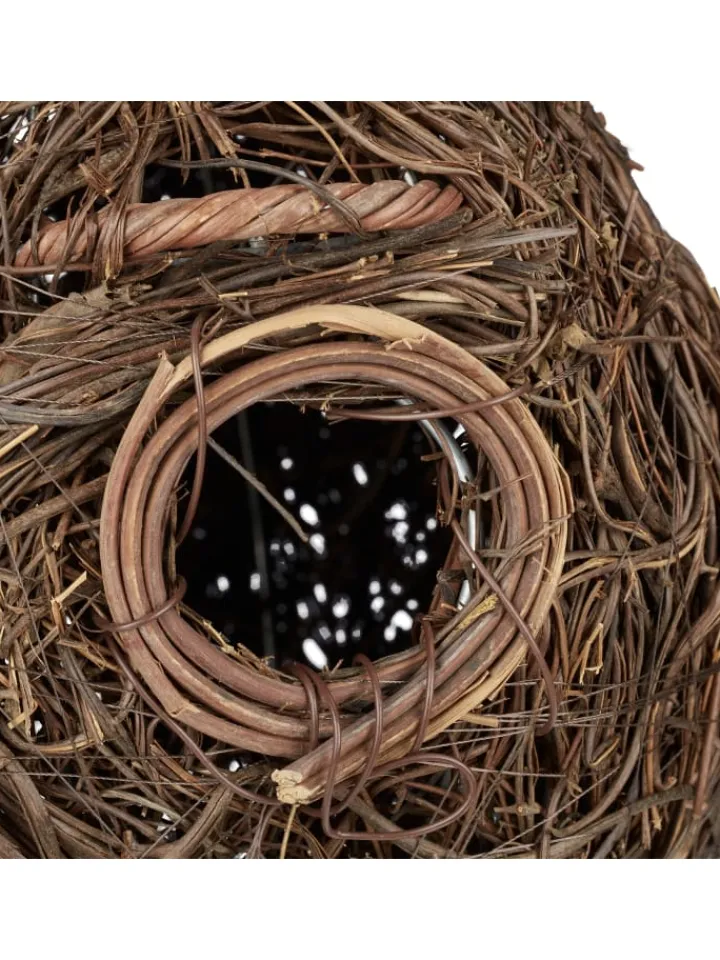 relaxdays Vögel<Vogelnest "Tropfen" in Natur