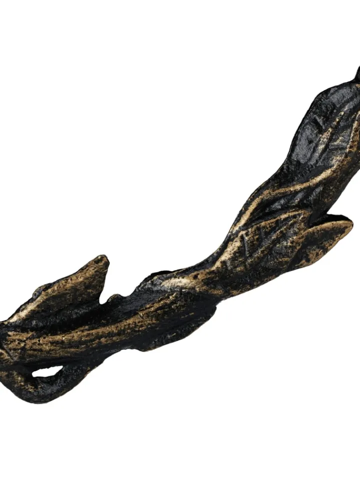 relaxdays Vögel<Vogeltränke Blüte in Bronze