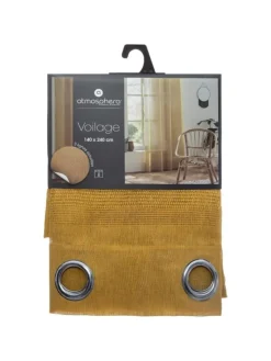 Atmosphera Créateur d'intérieur Gardinen, Jalousien & Rollos<Vorhang in gelb