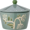 Bloomingville Aufbewahren & Servieren<Vorratsbehälter ''Tangier'' in Grün - (H)14 x Ø 15 cm