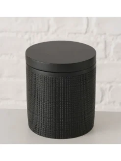 Boltze Aufbewahren & Servieren<Vorratsdose ''Bathy'' in Schwarz - (H)10,7 x Ø 9,2 cm