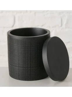 Boltze Aufbewahren & Servieren<Vorratsdose ''Bathy'' in Schwarz - (H)10,7 x Ø 9,2 cm