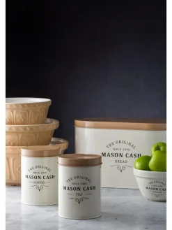 Mason Cash Aufbewahren & Servieren<Vorratsdose "Tee" in Creme - 1,3 l
