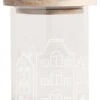 Eulenschnitt Aufbewahren & Servieren<Vorratsglas "Häuser" - (H)9 x Ø 6 cm
