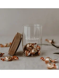 Eulenschnitt Aufbewahren & Servieren<Vorratsglas "Kleinigkeit" - (H)9 x Ø 6 cm