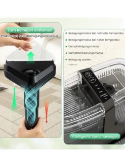 COSTWAY Staubsauger<1800W Polsterreiniger Gerät in Schwarz
