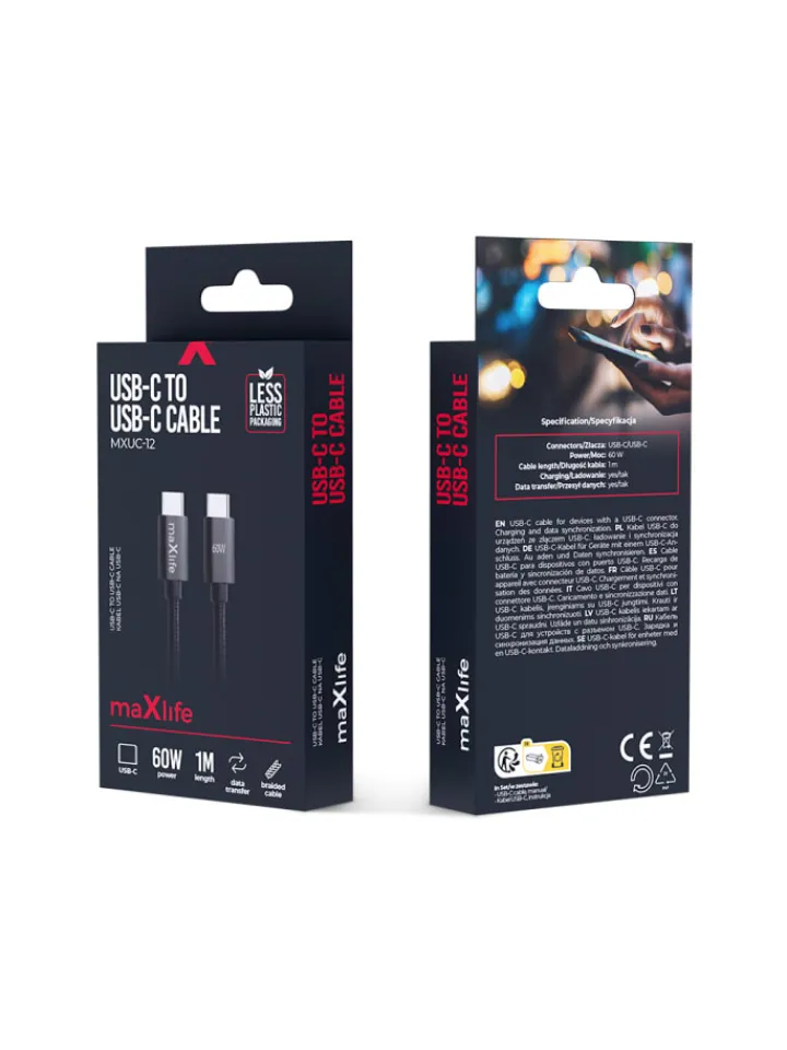 Wisam® Tablets, Konsolen & Elektronisches Spielzeug<60W Schnell-Ladekabel USB-C - USB-C 1m