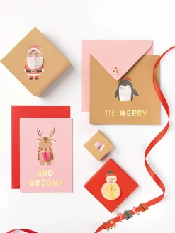 folia PAPER Kreativbedarf & Do-It-Yourself<Wabenballsticker "Christmas" in Bunt