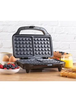 Petra Küchenelektronik<Waffeleisen in Schwarz