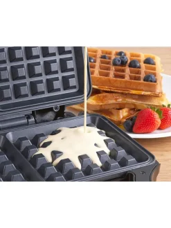 Petra Küchenelektronik<Waffeleisen in Schwarz
