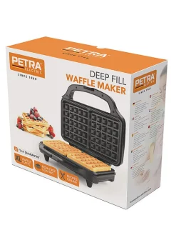 Petra Küchenelektronik<Waffeleisen in Schwarz