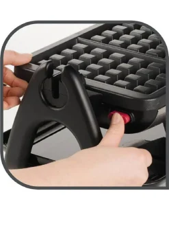 Tefal Küchenelektronik<Waffeleisen "Kingsize WM756D12" in Schwarz