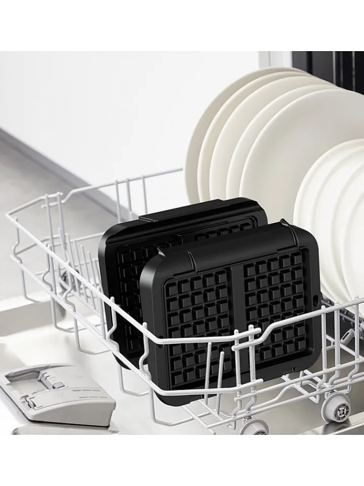 Tefal Küchenelektronik<Waffelplatte "Optigrill Xin1 - XA730810" in Schwarz/ Silber